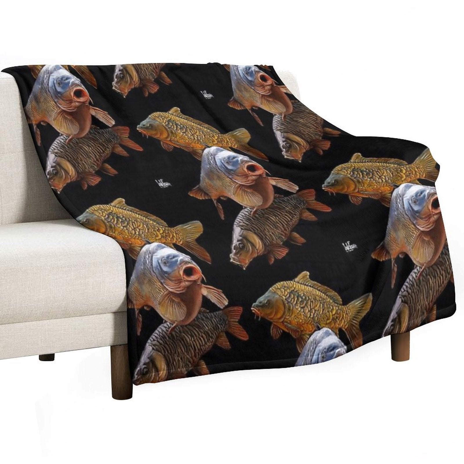 Carp Gang 1 Velvety-soft Throw Blanket