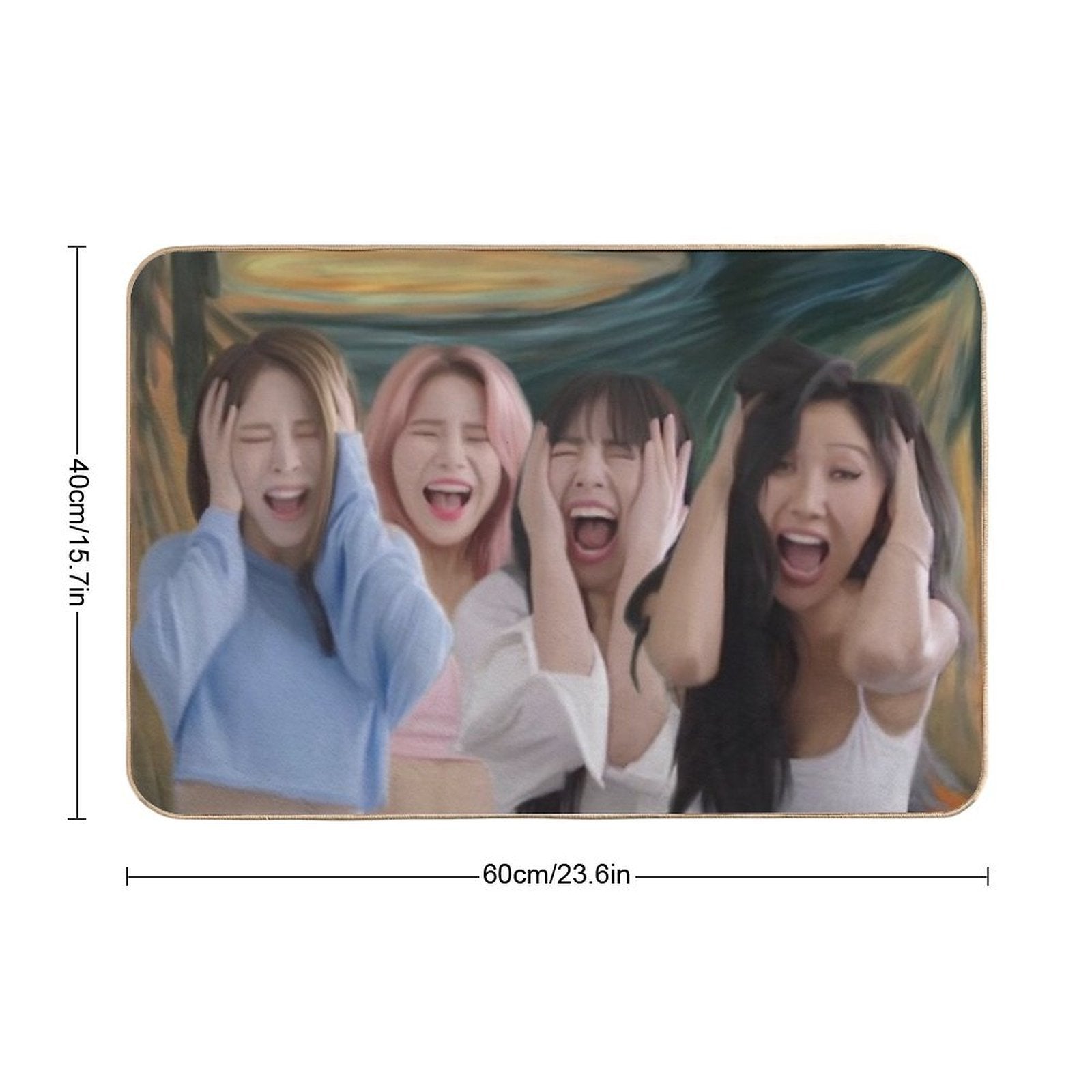Mamamoo Scream Durable Bath Mat