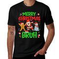 Merry Christmas Bruh Dabbing Santa Xmas Toddler Boy  Stretchy T-Shirt