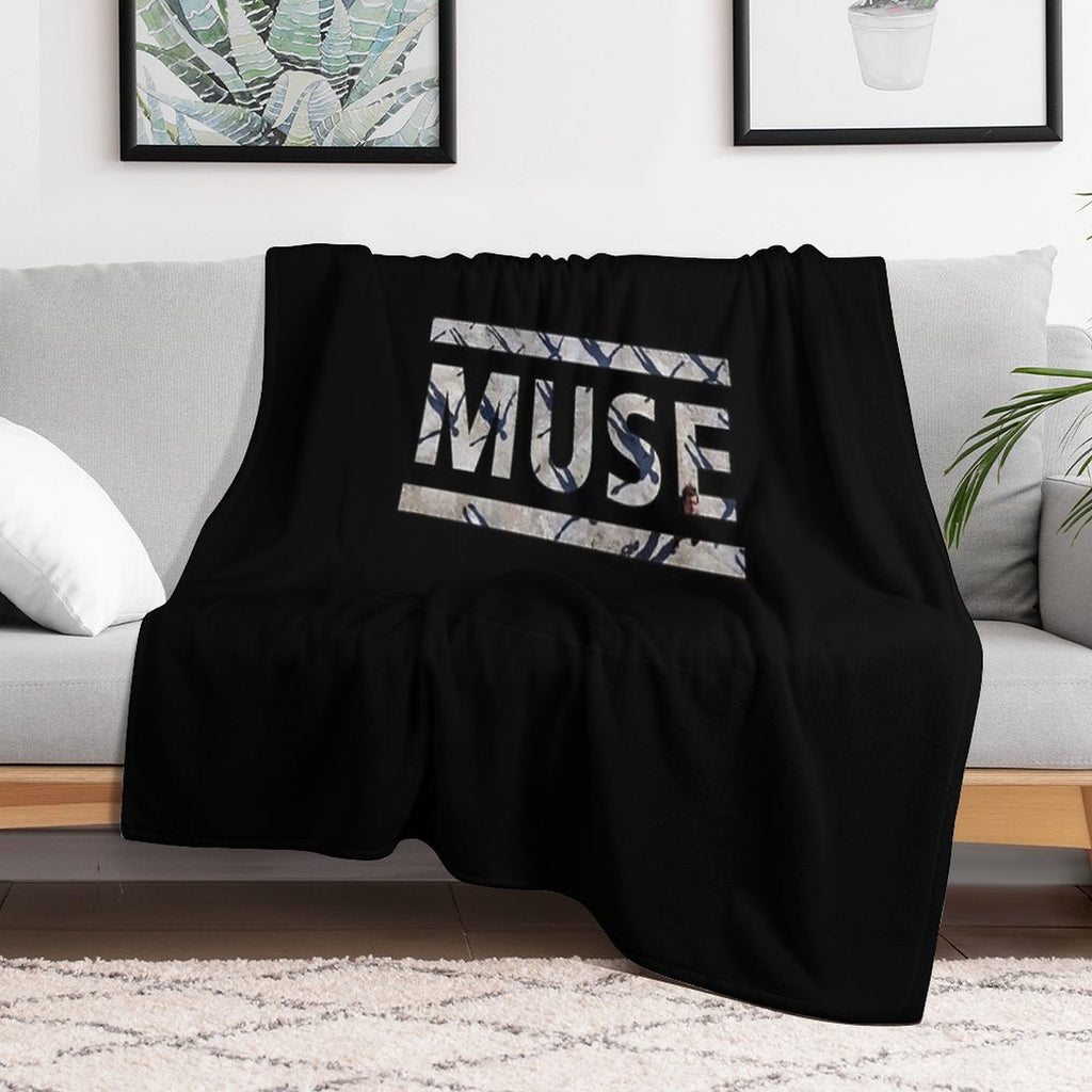 Absolution Muse Cover Logo Compact Throw Blanket