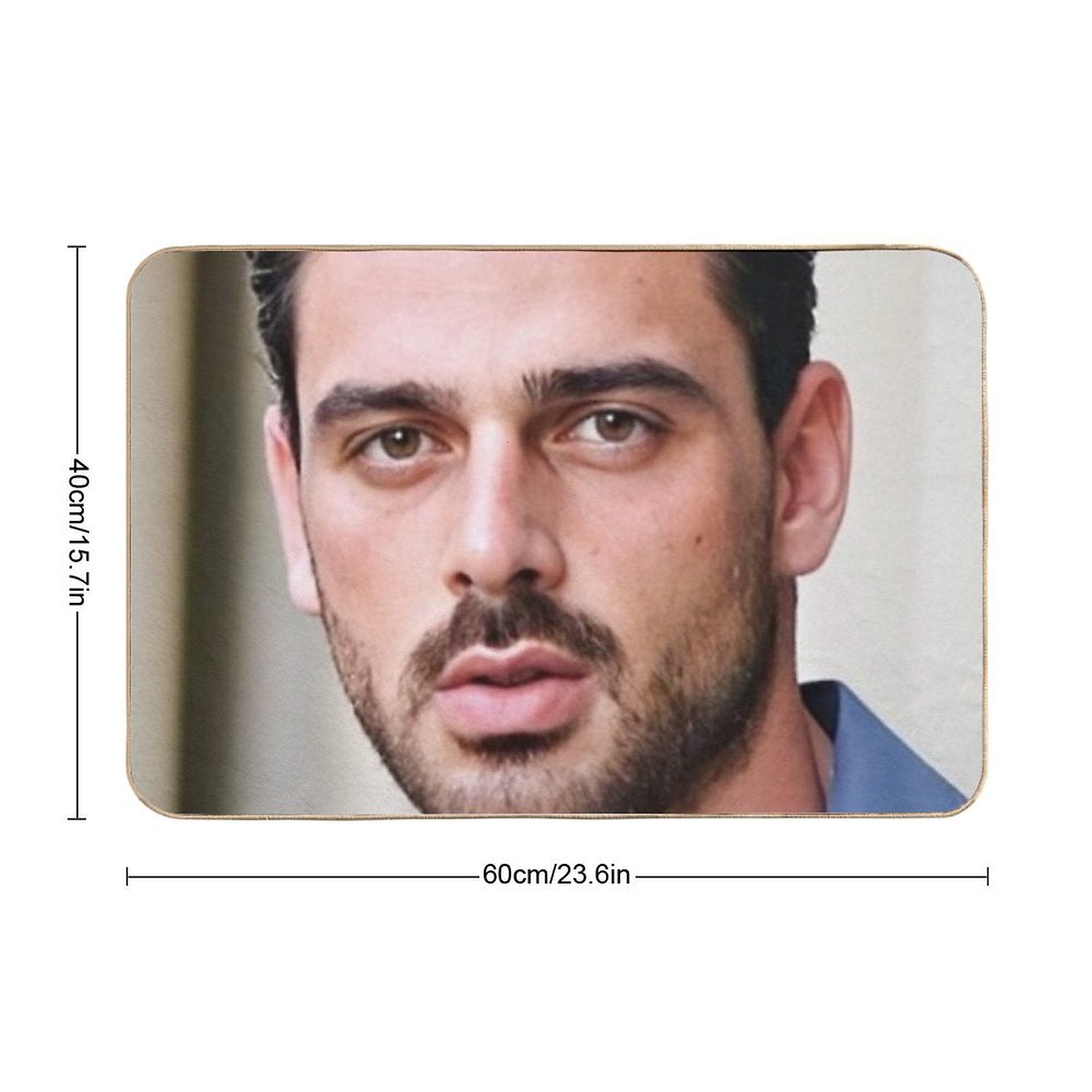 Michele Morrone  Anti-Trip Bath Mat