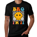 Bro I’m 11 Groovy 11th Birthday 11 Year Old Birthday  Odor-resistant T-Shirt
