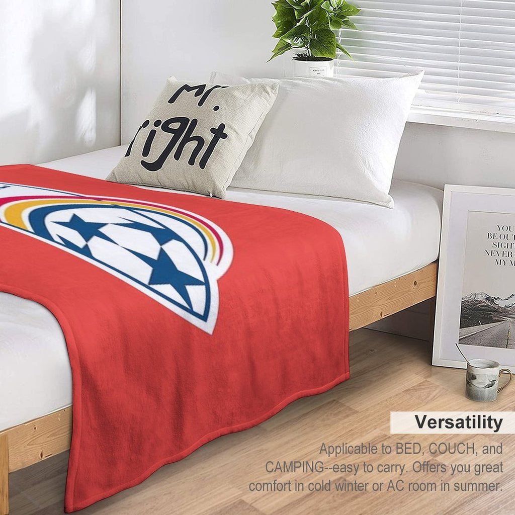 Adelaide United Anti-pilling Throw Blanket