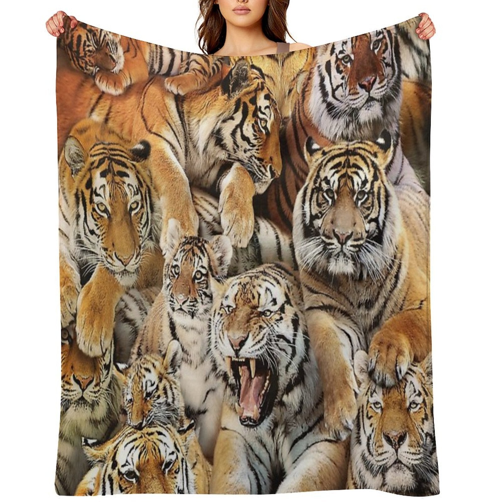 Tigers Gift-ready Throw Blanket