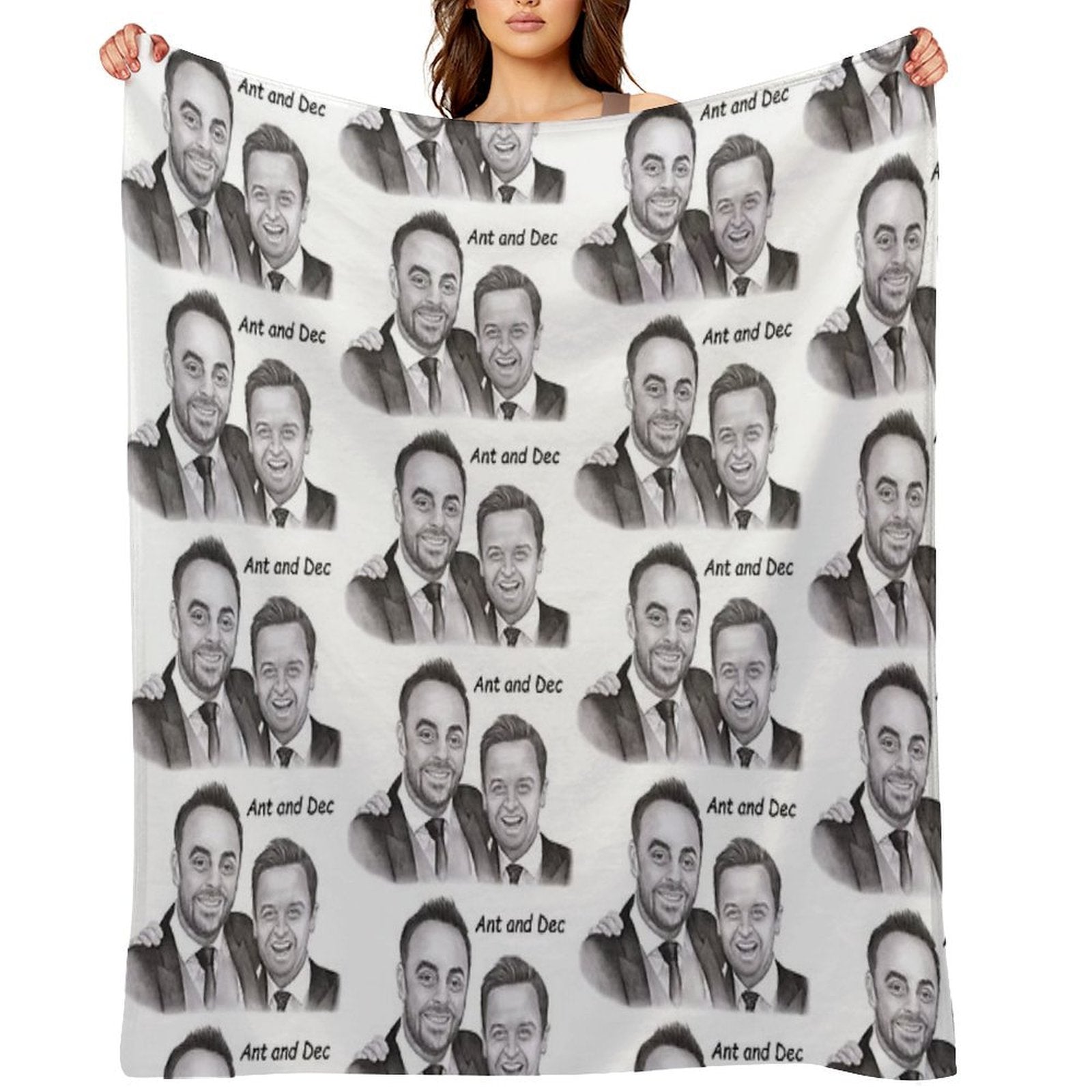 Ant And Dec Lightweight Throw Blanket