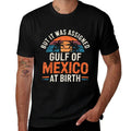 But It Was Assigned Gulf of Mexico at Birth Retro Beach  Oversized Silhouette T-Shirt
