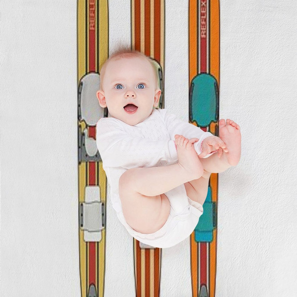 Classic Wooden Vintage Water Skis Anti-pilling Throw Blanket