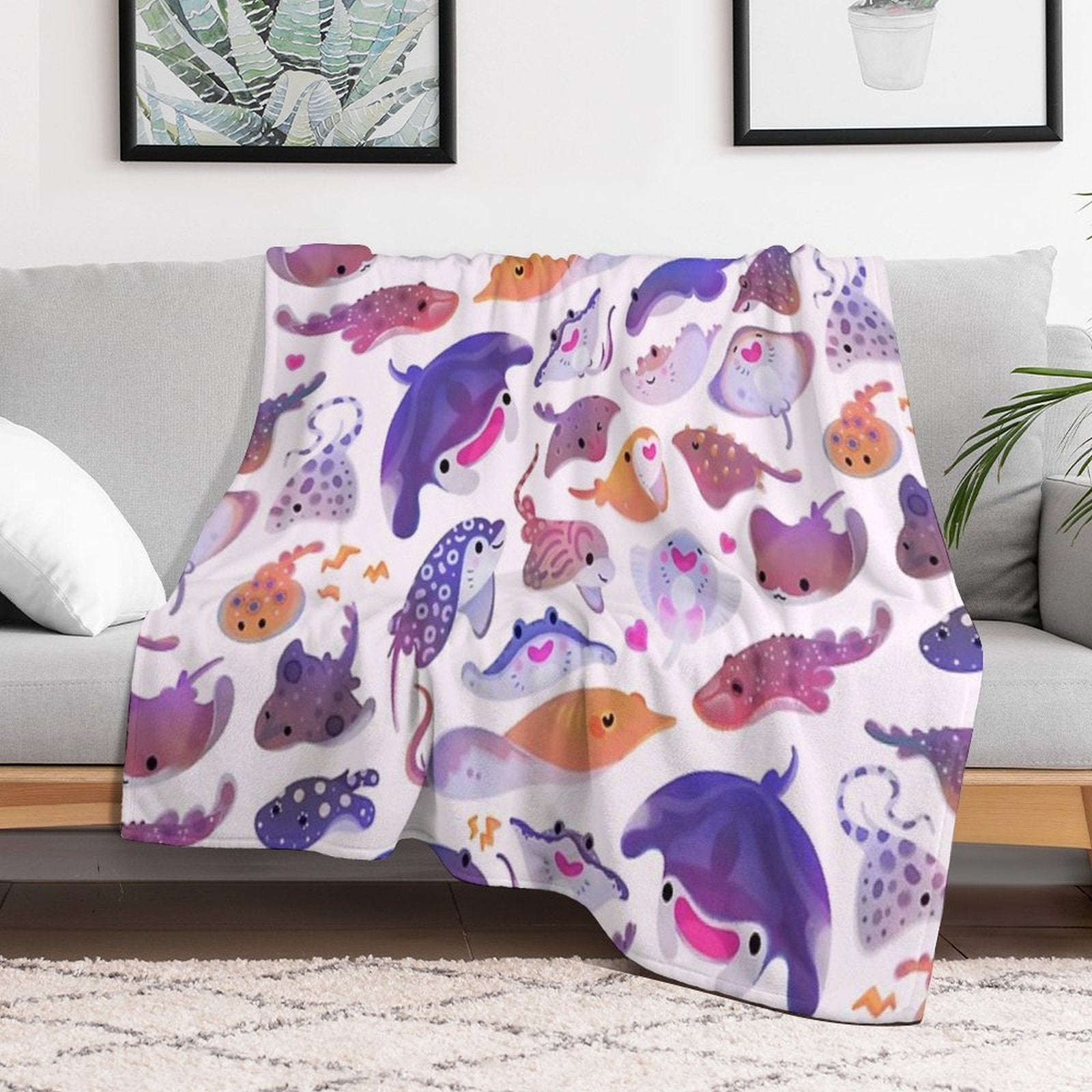 Ray Day 1 - Bright Premium Throw Blanket