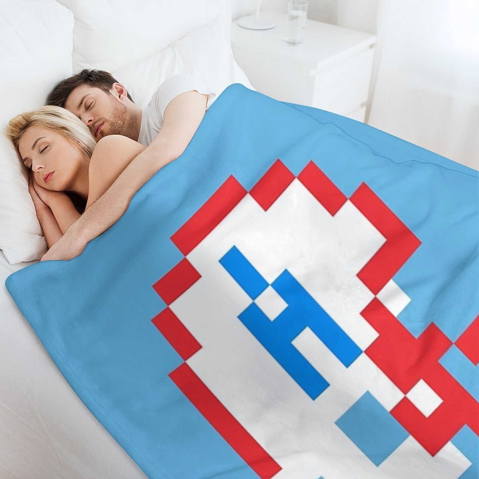 HOU Helmet - Tecmo Bowl Shirt Eco-conscious Throw Blanket