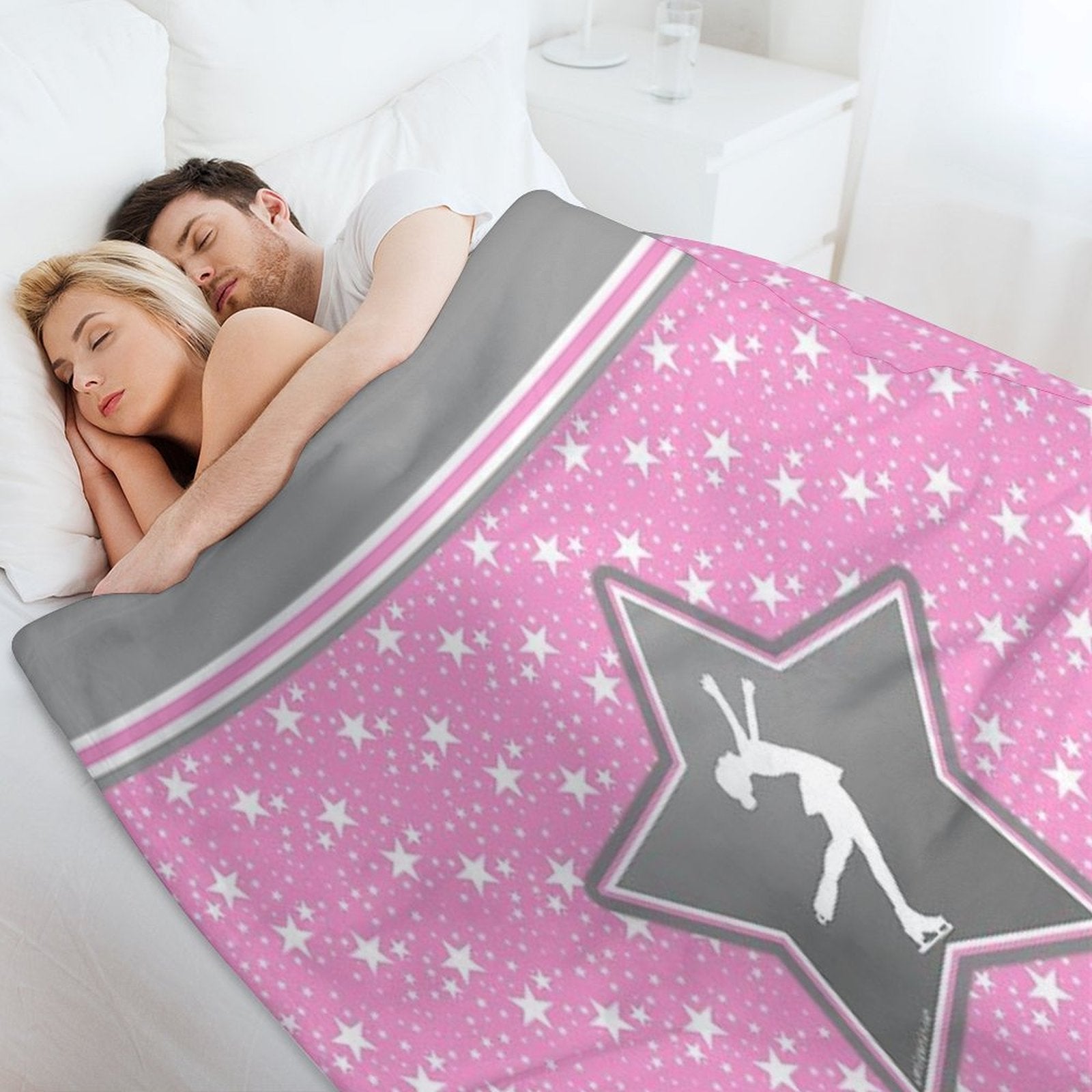 Figure Skating Among The Stars All-season Throw Blanket