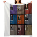 Collage Album Rapper Travel-friendly Throw Blanket