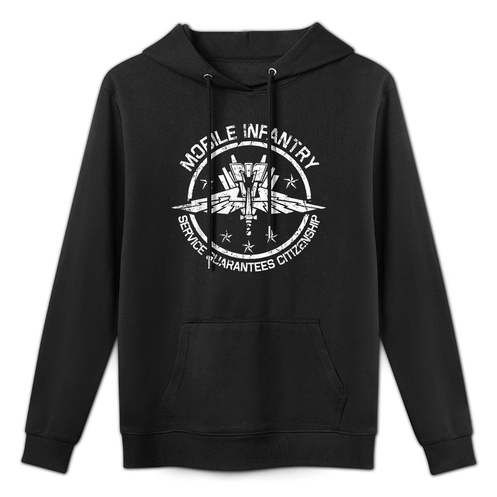Vintage Mobile Infantry Crest Unisex Design Hoodie
