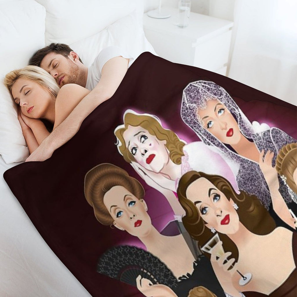 Bette Davis Quick-dry Throw Blanket