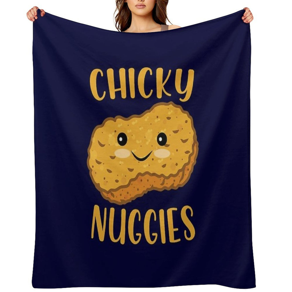 Chicky Nuggies Anti-pilling Throw Blanket