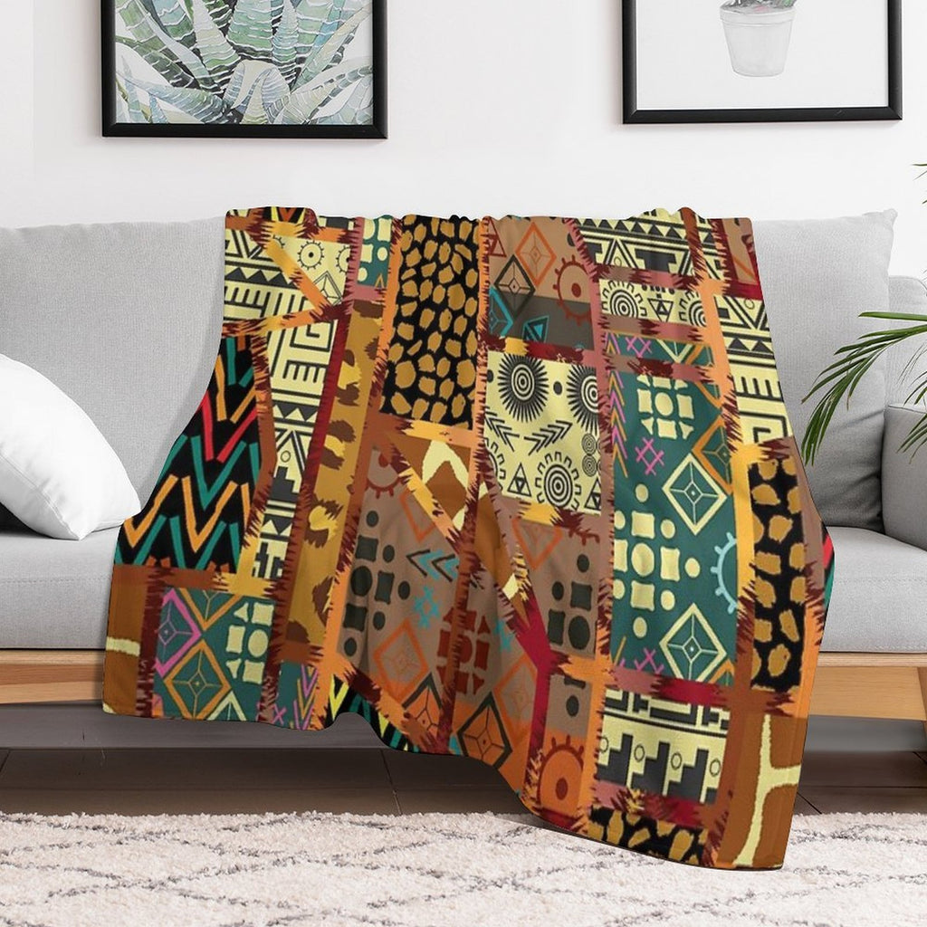 Vintage Quilted Pattern 2 Lightweight Throw Blanket