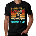 Kids 2 Year Old Birthday Dabbing Boy Bruh 2nd Level Unlocked  Vintage-inspired T-Shirt