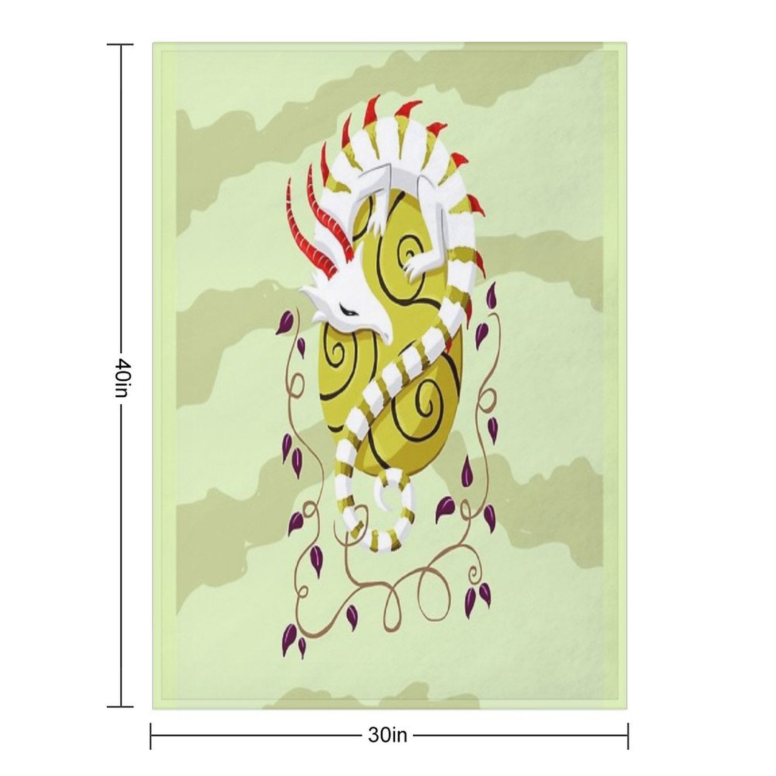Dragon Egg Comfort Throw Blanket