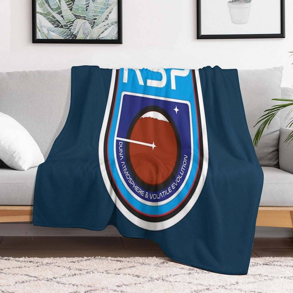 Kerbal Space Program  Duna Badge Compact Throw Blanket