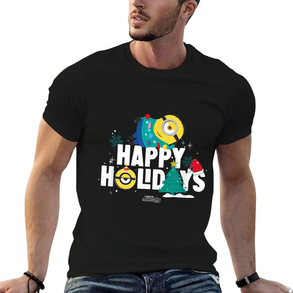 Minions Happy Holidays  Eco-friendly Material T-Shirt