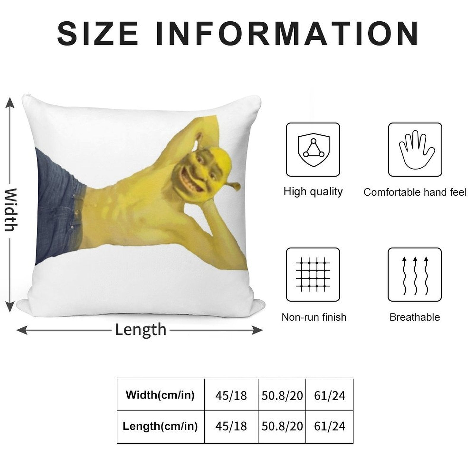 SEXXXYYY SHREK! Soft Warmth Comfort Throw Pillow