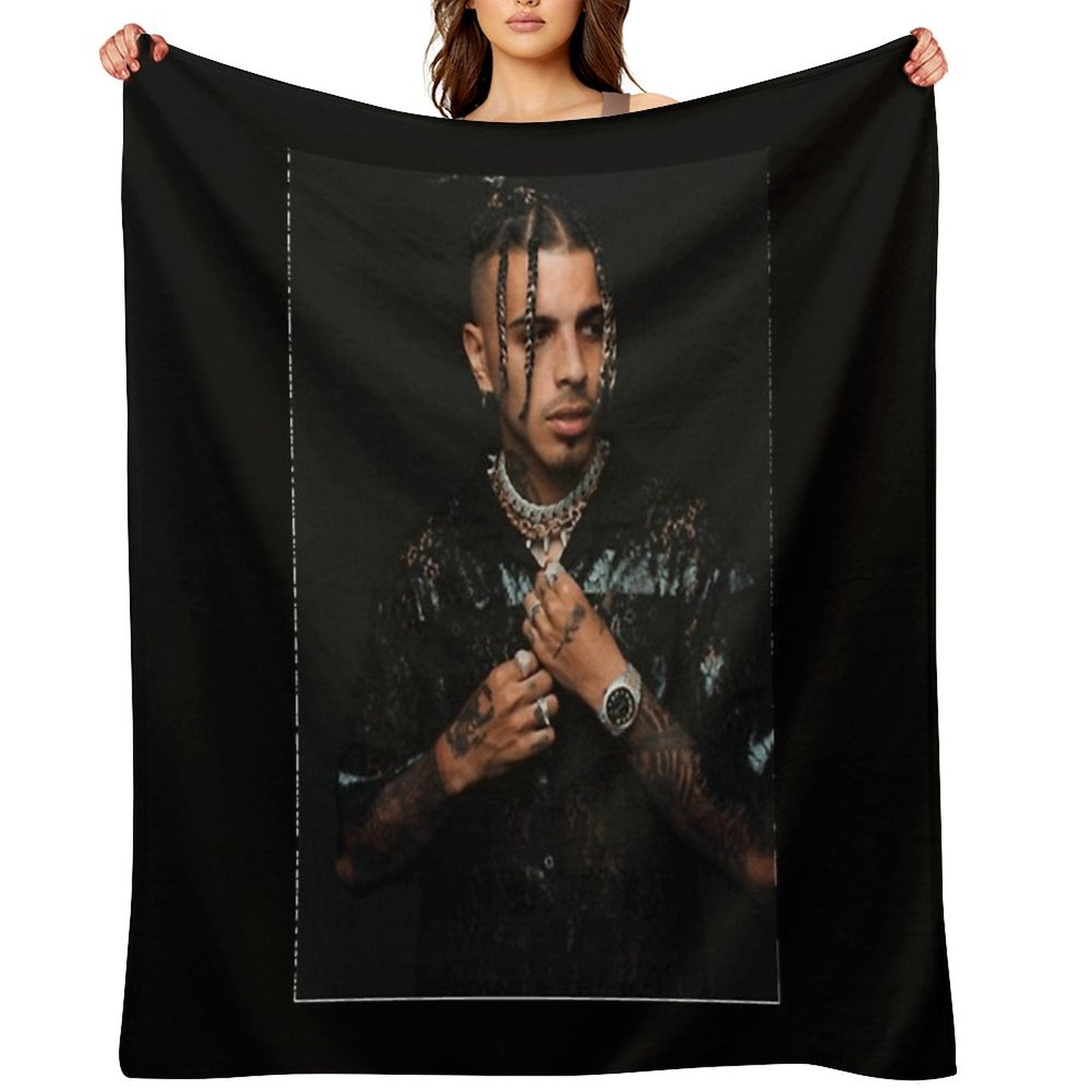 Rauw Alejandro Classic Classic Shrink-resistant Throw Blanket