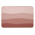 Sangria Color Waves  Long-Lasting Bath Mat