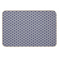 Decorative Seigaiha  Japanese Collection  Non-Slip Bath Mat