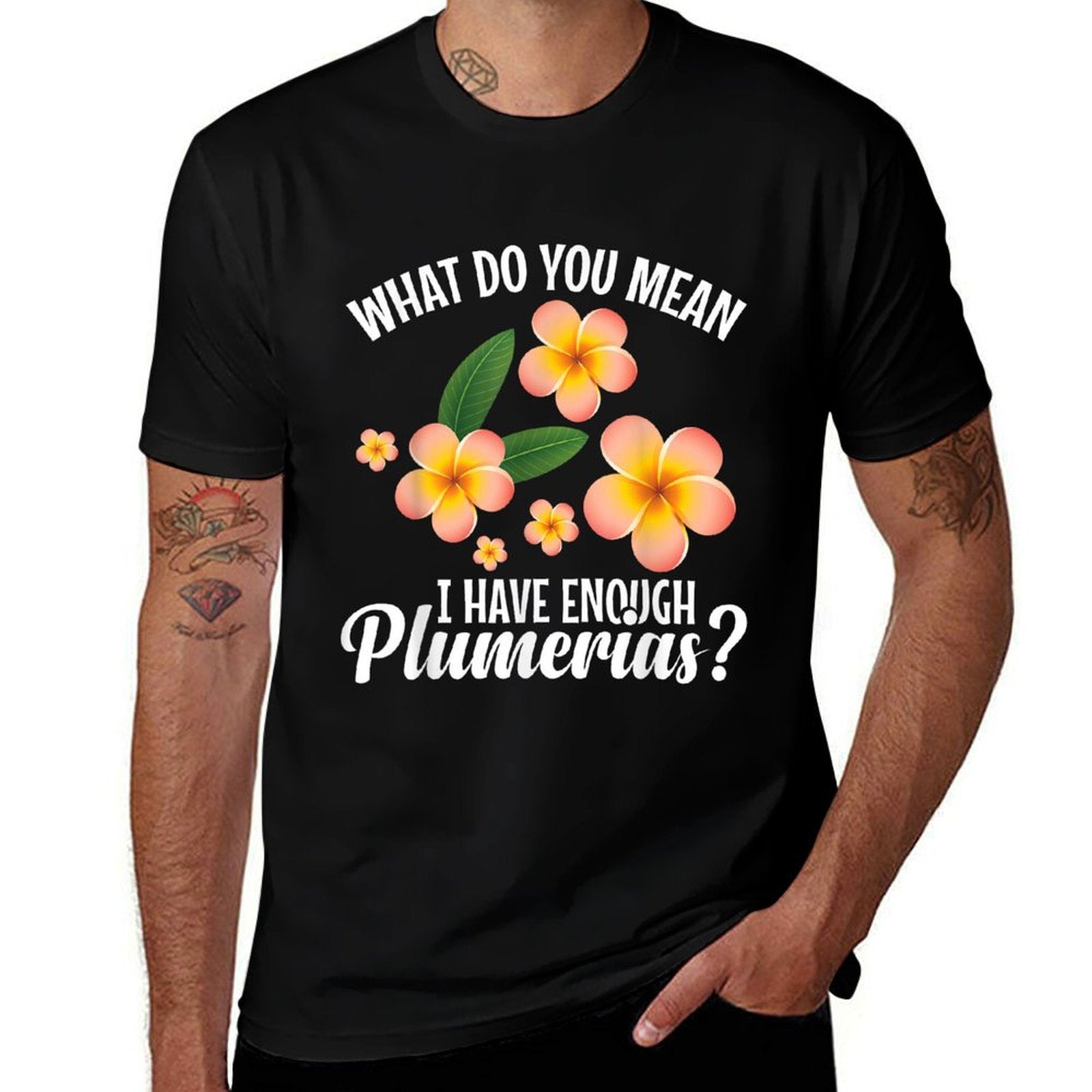 Plumeria Flower Lover Gardener Seeds Plumeria Lover  Trendy Pattern T-Shirt
