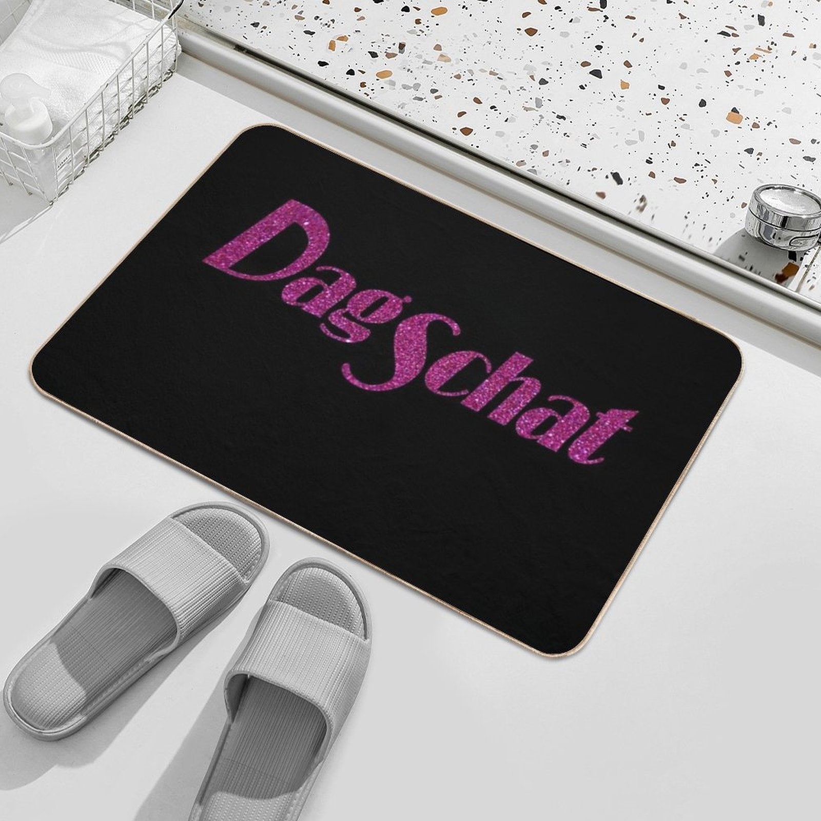 Drag Race Holland - Dag Schat (Bye Hun - Love Hon) - Pink Glitter - Fred Van Leer - RuPaul's  Anti-Trip Bath Mat