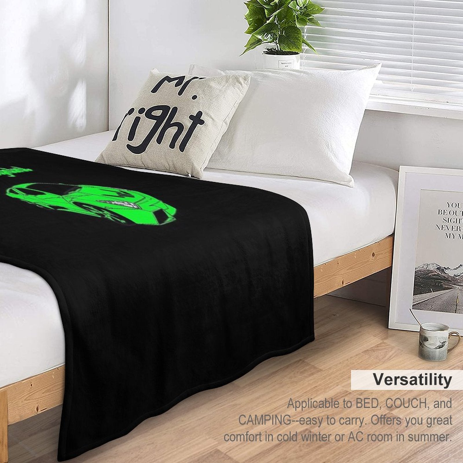 Sharerghini, Sharerghini Merch,sharerghini Green, Sharerghini Hoodie, Sharerghini T Shirt, Sharer Car, Share, Sustainable Throw Blanket