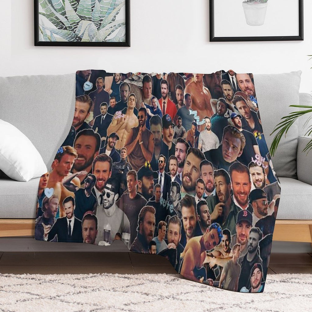 Chris Eco-conscious Throw Blanket