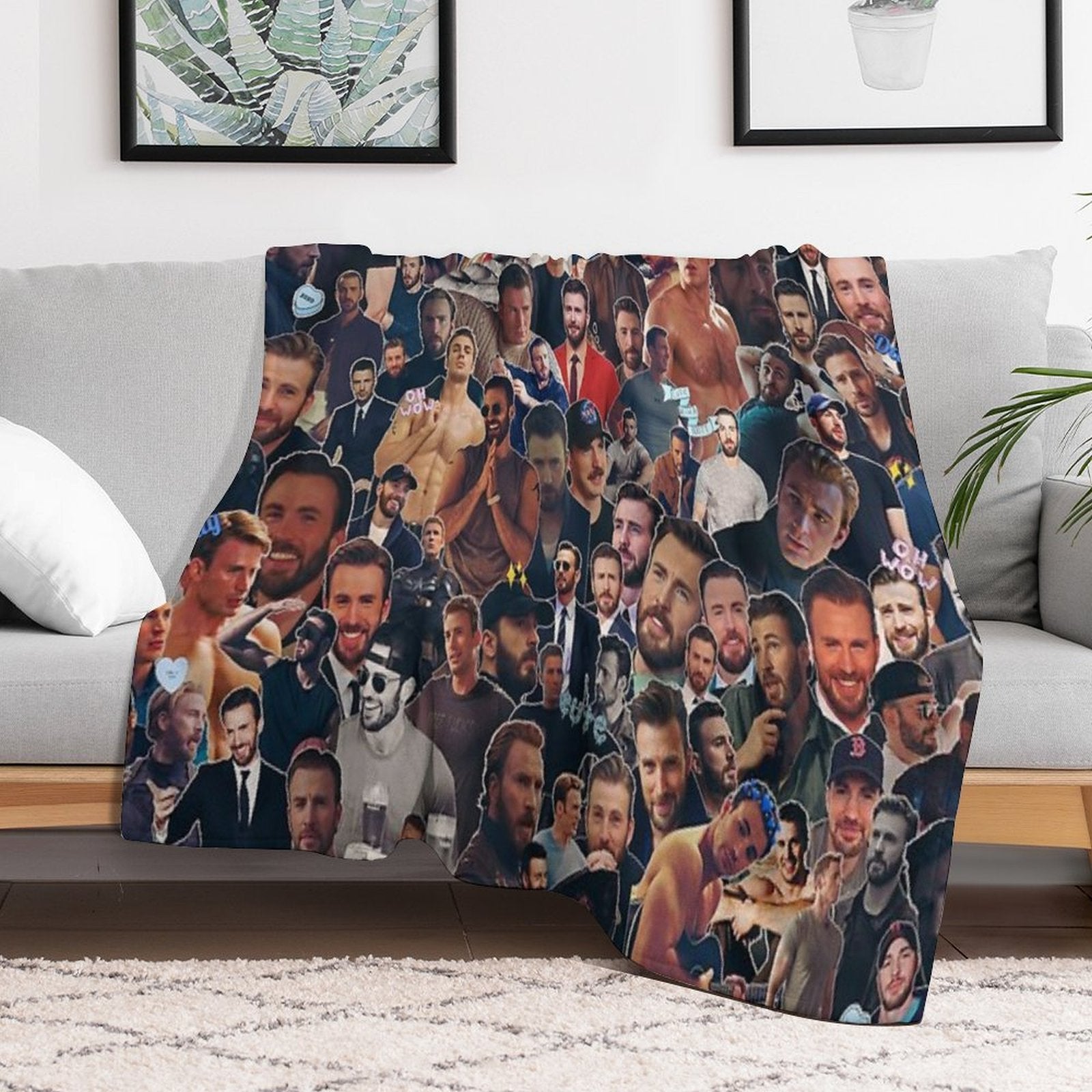 Chris Eco-conscious Throw Blanket