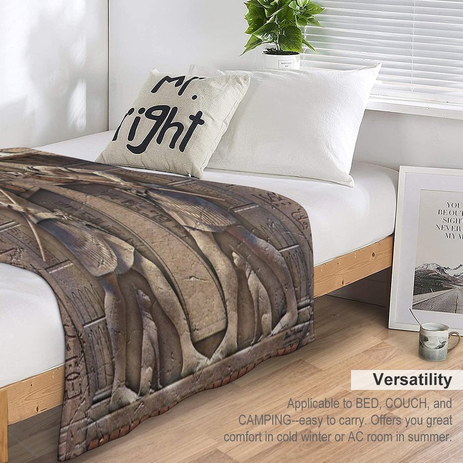 Egyptian Gods Versatility Throw Blanket