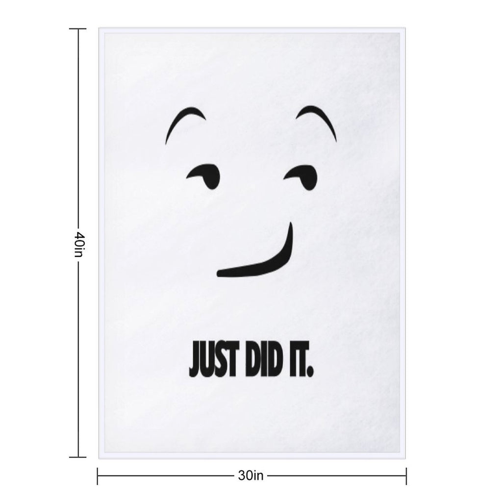 Nike Just Do It Parody - Just Did It.Emoji All-season Throw Blanket