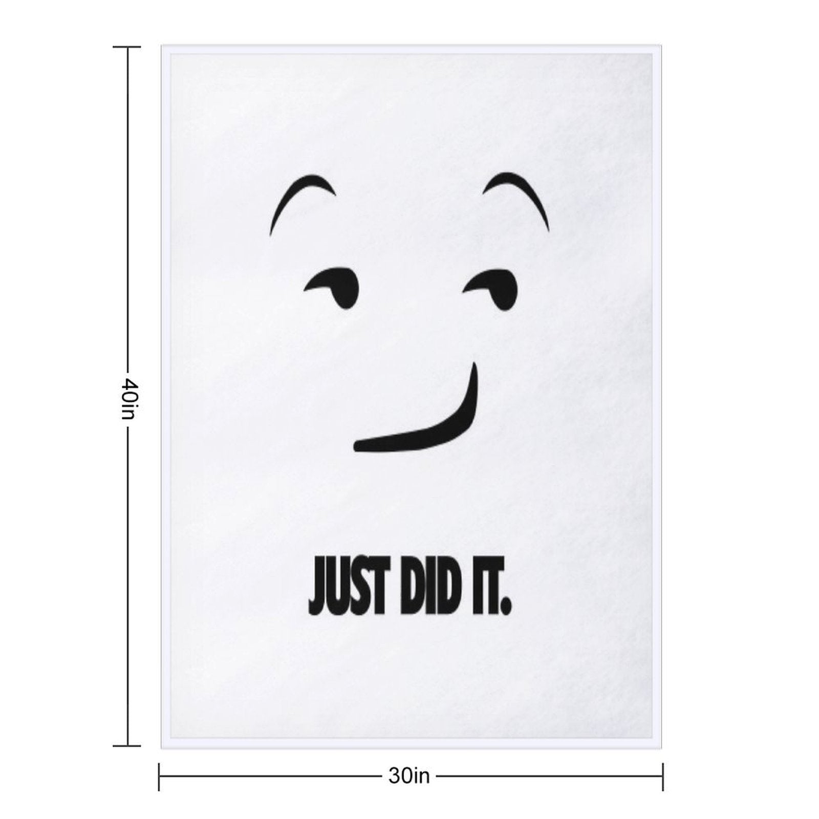 Nike Just Do It Parody - Just Did It.Emoji All-season Throw Blanket