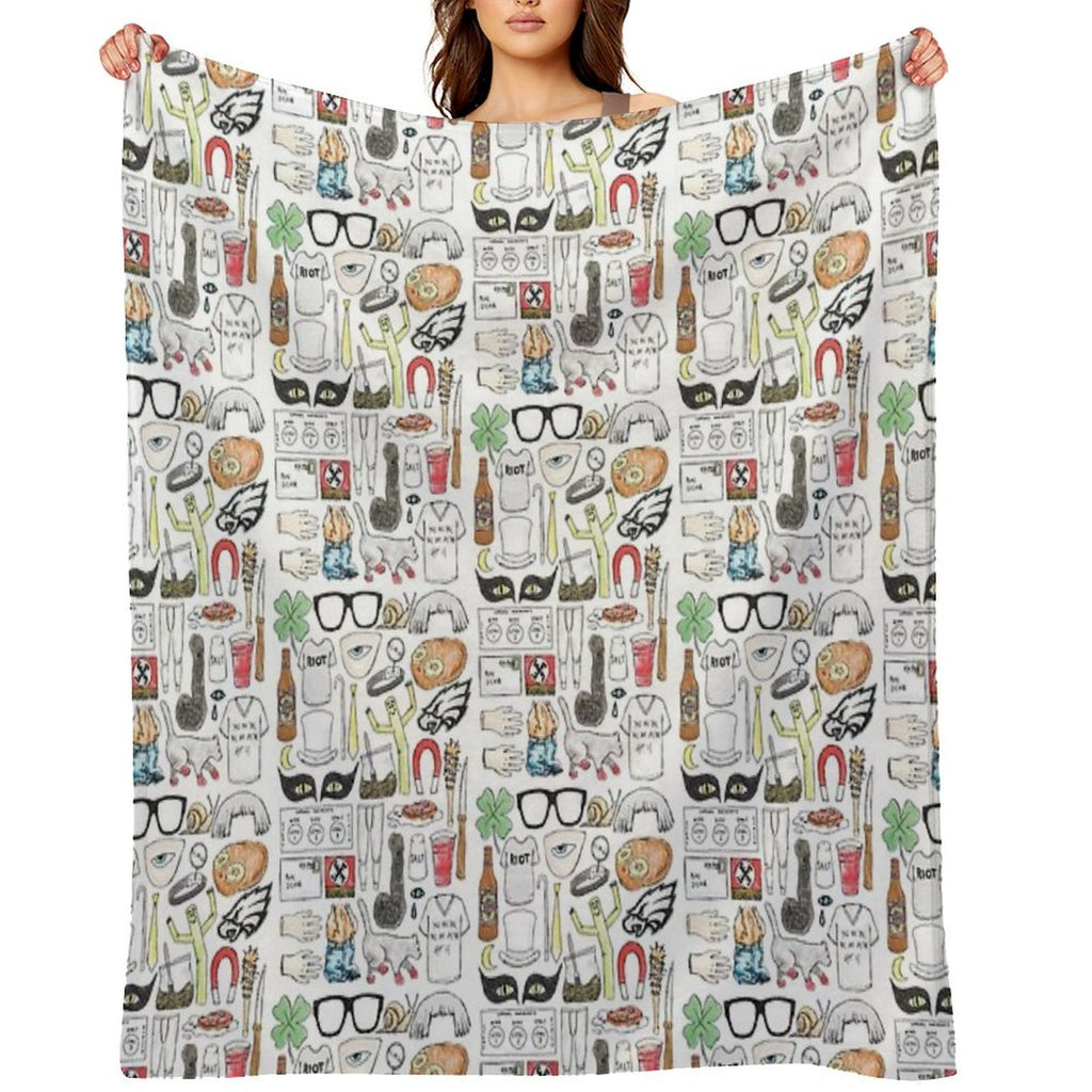 ALWAYS SUNNY Iconic Times All-season Throw Blanket