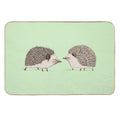 Two Hedgehogs  Rapid-Drying Bath Mat