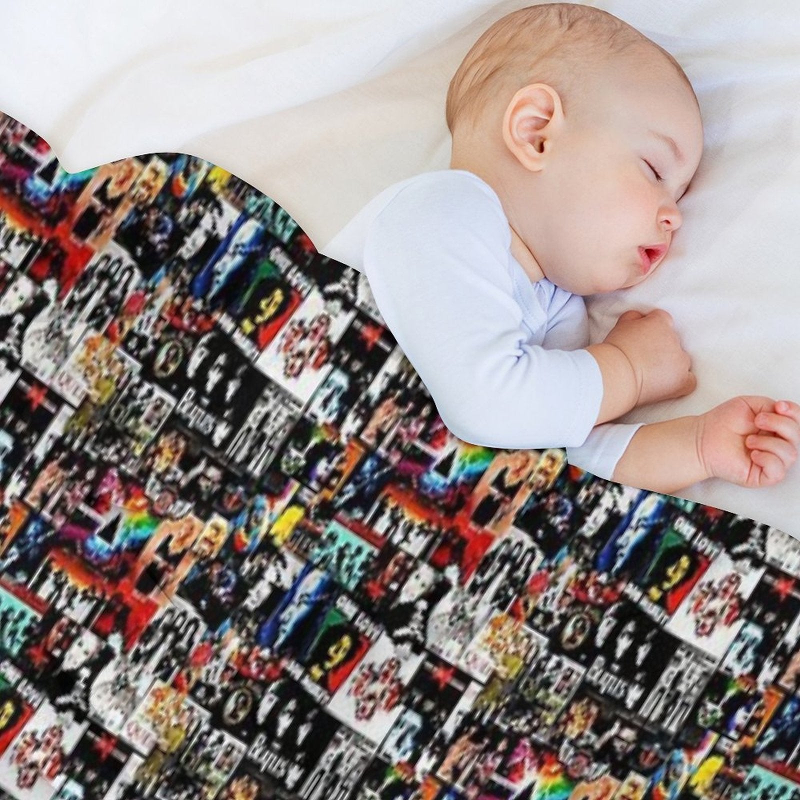 Rock Collage Anti-pilling Throw Blanket