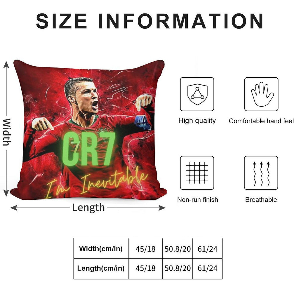 CR7 Soft Reinforced Edging Throw Pillow