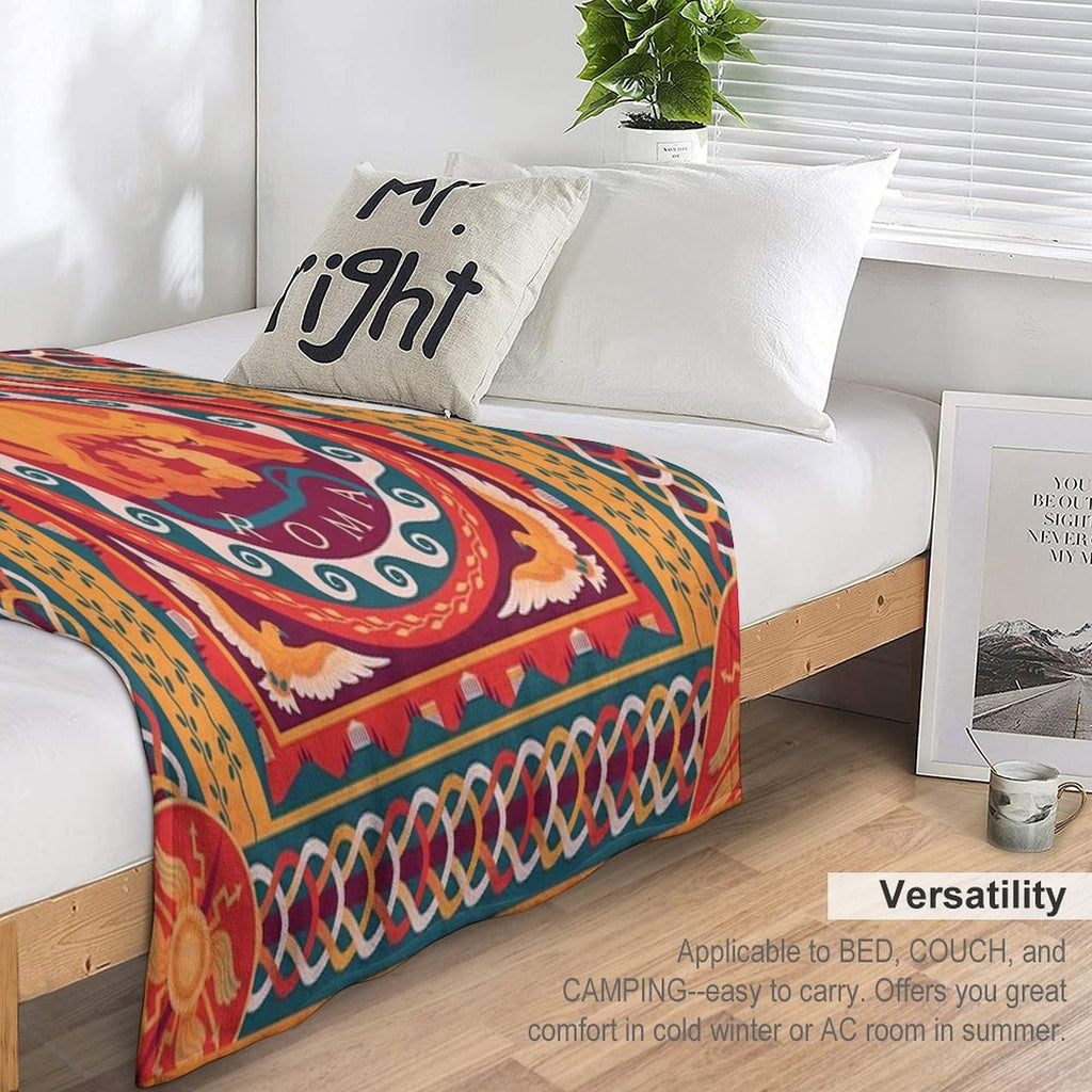 Roma Mosaic Premium Throw Blanket