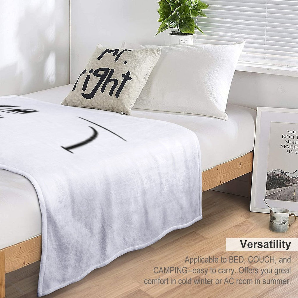The Man Face Durable Throw Blanket