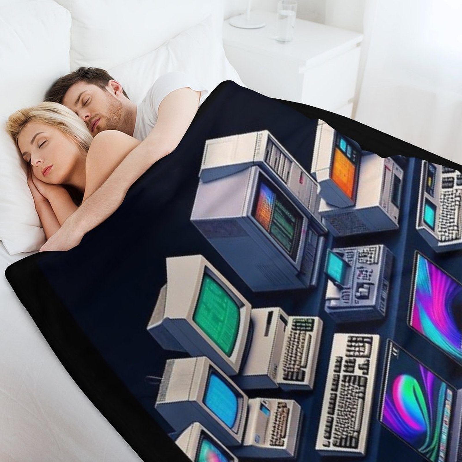Computers #3 Multi-functional Throw Blanket