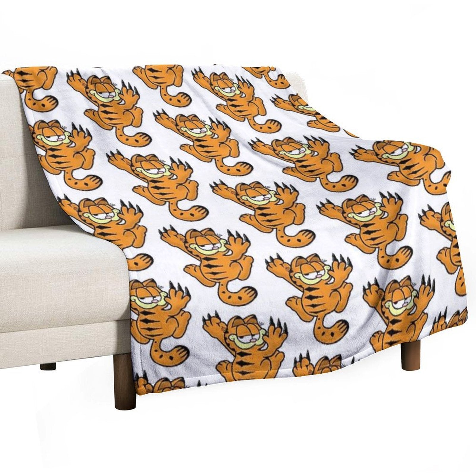 Cute Garfield Compact Throw Blanket