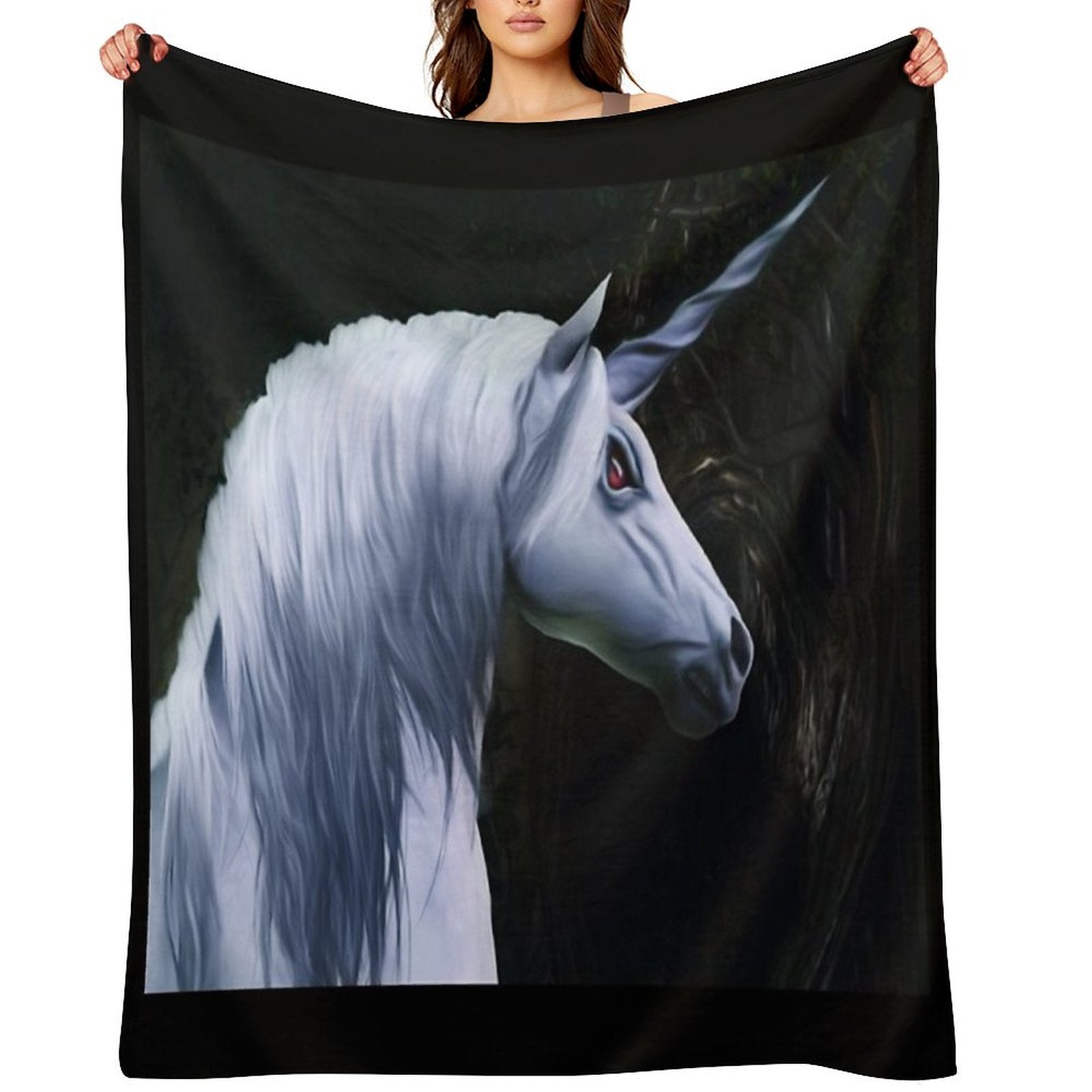 Angry Unicorns - B99 Easy Care Throw Blanket