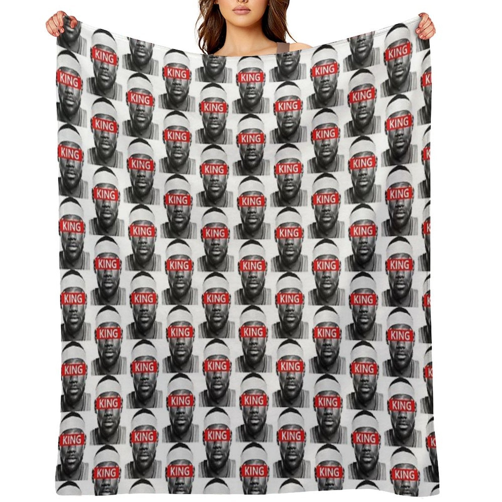 LeBron James - King Anti-pilling Throw Blanket