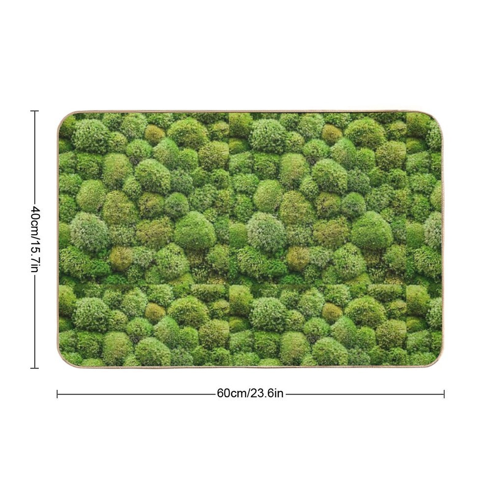 Moss Elegance  Long-Lasting Bath Mat