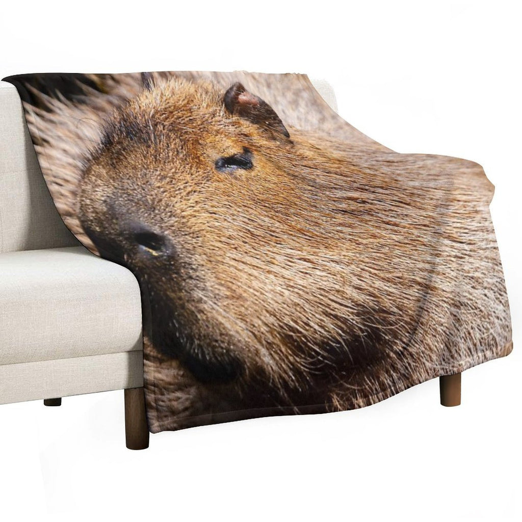 Capybara Profile Multi-functional Throw Blanket