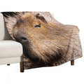 Capybara Profile Multi-functional Throw Blanket