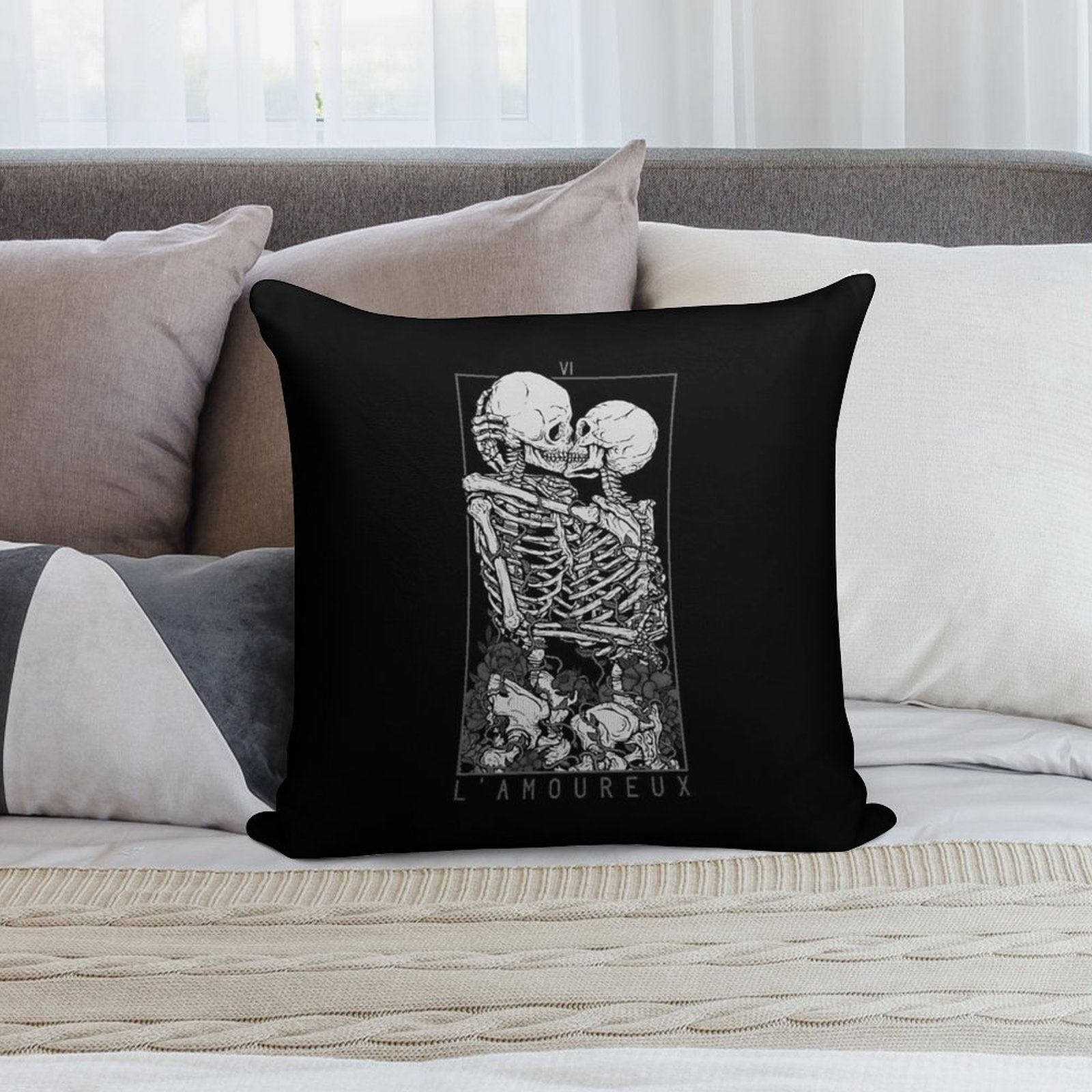 The Lovers Soft Style Accent Throw Pillow
