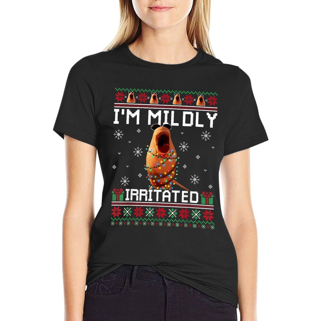 Im Mildly Irritated Marcus The Worm Christmas Funny Meme  Quick-drying T-Shirt